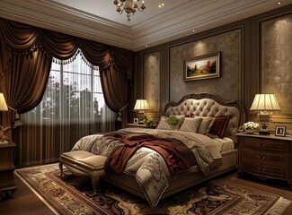 Impressive European-style Bedroom Interior Designs