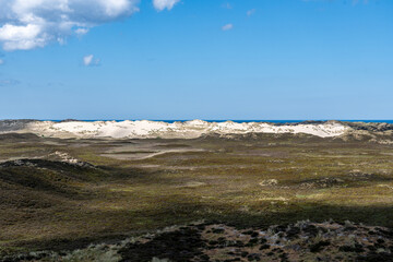 Sand dunes on Sylt island, Baltic Sea, Germany