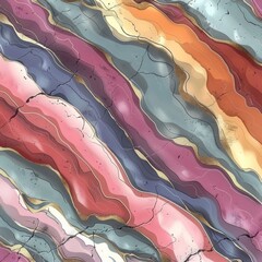 Obraz premium Abstract Marble Stone Pattern Texture with Gold and Multicolored Accents. Great as design inspiration for banners prints poster