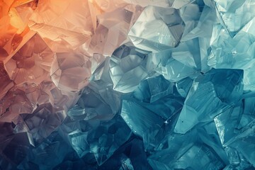 Obraz premium Many stacked plastic pieces