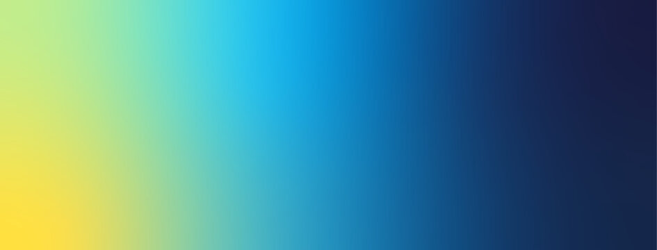Yellow blue and dark blue gradient colors background.