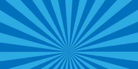 blue sunburst background
