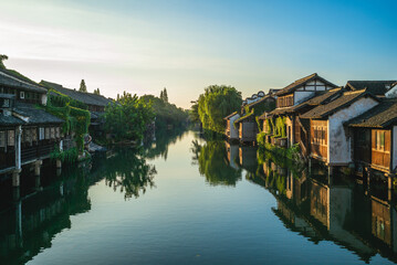 Fototapeta premium Scenery of Wuzhen, a historic scenic town in Zhejiang Province, China