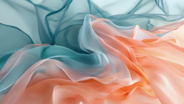 A piece of fabric with a blue and pink stripe