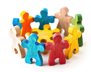 Diverse Community of Employees Engaged in Collaborative Teamwork for Organizational Success