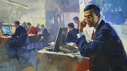 Forward-Thinking Branch Manager in Accounting Office