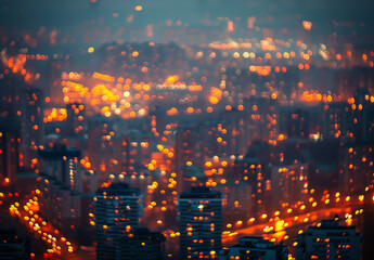 Fototapeta premium Blurred background city