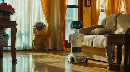 A telepresence robot enabling remote work and collaboration, bridging the gap between distributed teams and remote workers