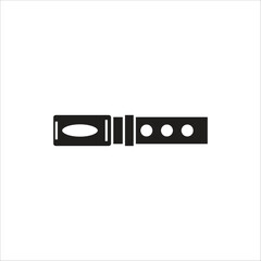 belt vector icon line template