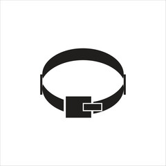 belt vector icon line template