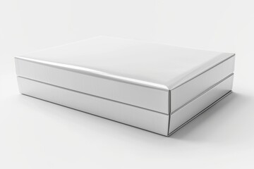 White Box Packaging Mockup on Isolated Background created with Generative AI