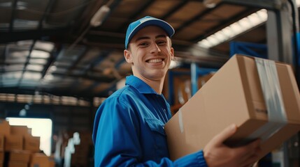 The Smiling Delivery Man