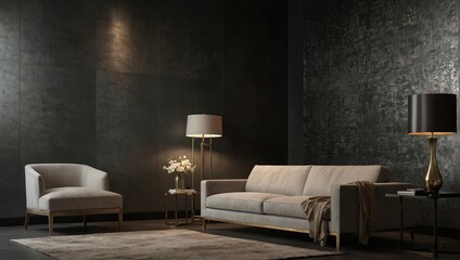 WallConcept: Emphasize the clean, sleek, and sophisticated look