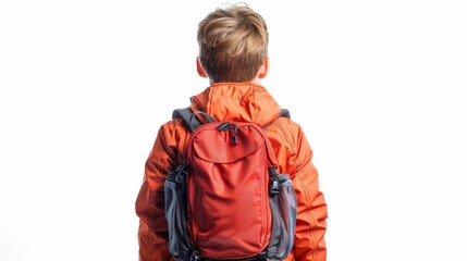 Ready for School Adventures - Kid's Backpack on White Background