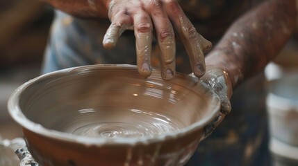 Artist's Explanation, Candid photo of artist explaining techniques to an interested buyer