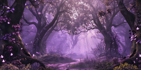 antasy Gaming Background Enchanted Forest An image of an enchanted forest as a background for...