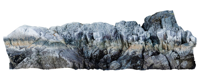 Isolated PNG cutout of a cliff on a transparent background, ideal for photobashing, matte-painting,...