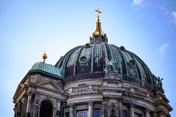 Fototapeta premium Berlin Cathedral on Museum Island in Mitte, Germany.