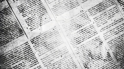Background and texture made from an aged newspaper halftone