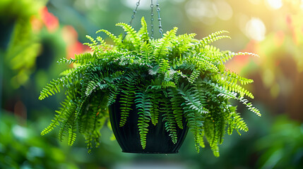 Close-Up of  Fern Plant.  A Beautiful Addition to Your Home Decor