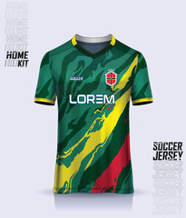 Soccer jersey design for sublimation