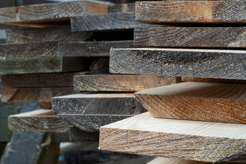 Wood cuted construction closeup, wood panel
