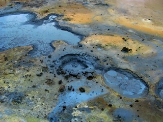 Hot spring waters and a few geomes in the middle