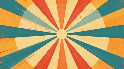 Stylish retro vibes graphic print in 60s and 70s style