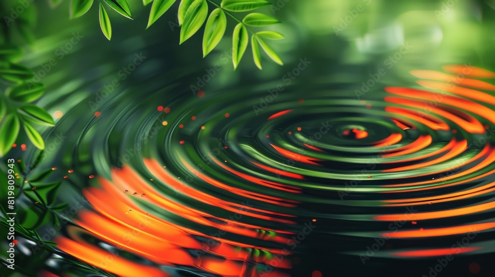 Canvas Prints macro photograph of a rippling water surface, capturing the reflections and fluid motion. concept of