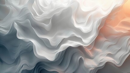 Obraz premium Abstract white and grey background. Subtle abstract background, blurred patterns. Light pale vector background.