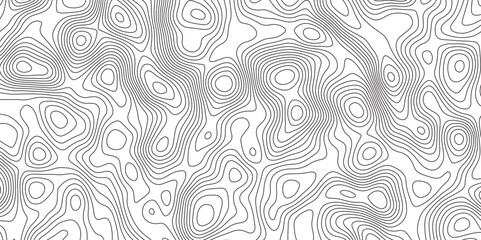 Topographic contour map. Vector cartography illustration. Map in Contour Line Light topographic topo contour. Illustrations of maps Abstract Geometric