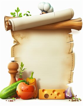 illustration pour menu ou recette
