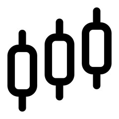 Trading Icon in Line Style