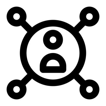 Affiliate Icon in Line Style