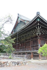 Obraz premium Hondo Hall of Seiryo-ji Temple in Kyoto, Japan
