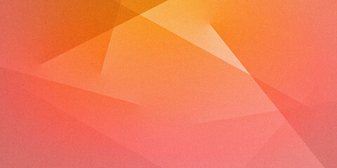 Obraz premium Geometric shapes, stripes, lines, rays in vibrant colors on a grainy ultra-wide pixel background with dark mix hot yellow pink orange brown beige red gradient. Perfect for design, banners, wallpapers