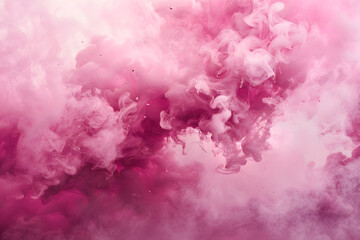 Abstract pink smoke cloud background