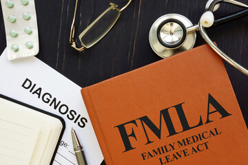 FMLA Family medical leave act is shown using the text