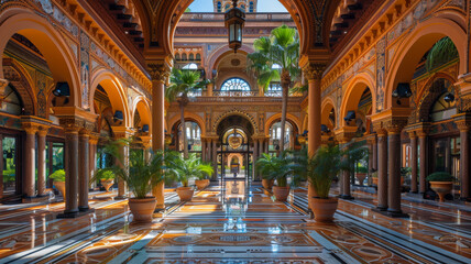 Obraz premium A Palace of Exquisite Design and Lavish Luxury