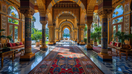 Obraz premium A Palace of Exquisite Design and Lavish Luxury