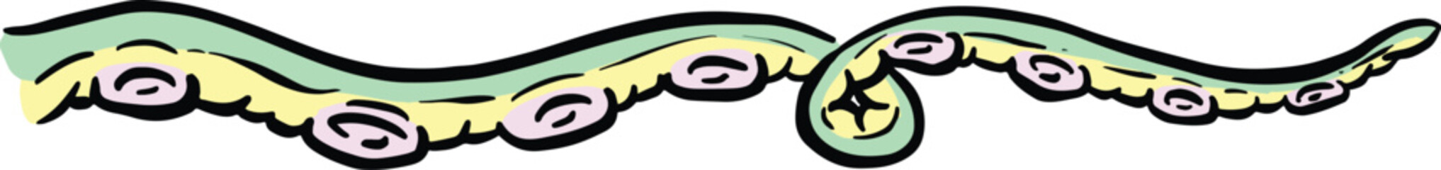 Cartoon octopus Tentacle Cthulhu Clipart © squeebcreative