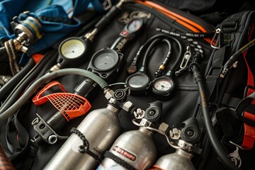 Fototapeta premium underwater equipment