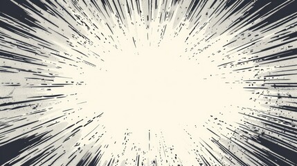 Obraz premium A striking image of a sun burst in black and white, perfect for various design projects