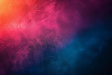Dark abstract background with UV neon glow, blurred light lines, waves. Blue-pink neon light. Beautiful simple AI generated image in 4K, unique.