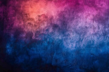 Fototapeta premium Dark abstract background with UV neon glow, blurred light lines, waves. Blue-pink neon light. Beautiful simple AI generated image in 4K, unique.