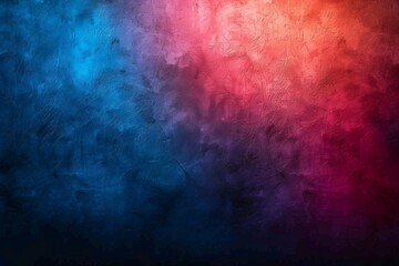 Fototapeta premium Dark abstract background with UV neon glow, blurred light lines, waves. Blue-pink neon light. Beautiful simple AI generated image in 4K, unique.