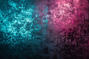 Obraz premium Dark abstract background with UV neon glow, blurred light lines, waves. Blue-pink neon light. Beautiful simple AI generated image in 4K, unique.