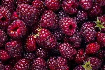 Marionberry texture background, subgenus Rubus fruits pattern, many blackberry cultivar mockup