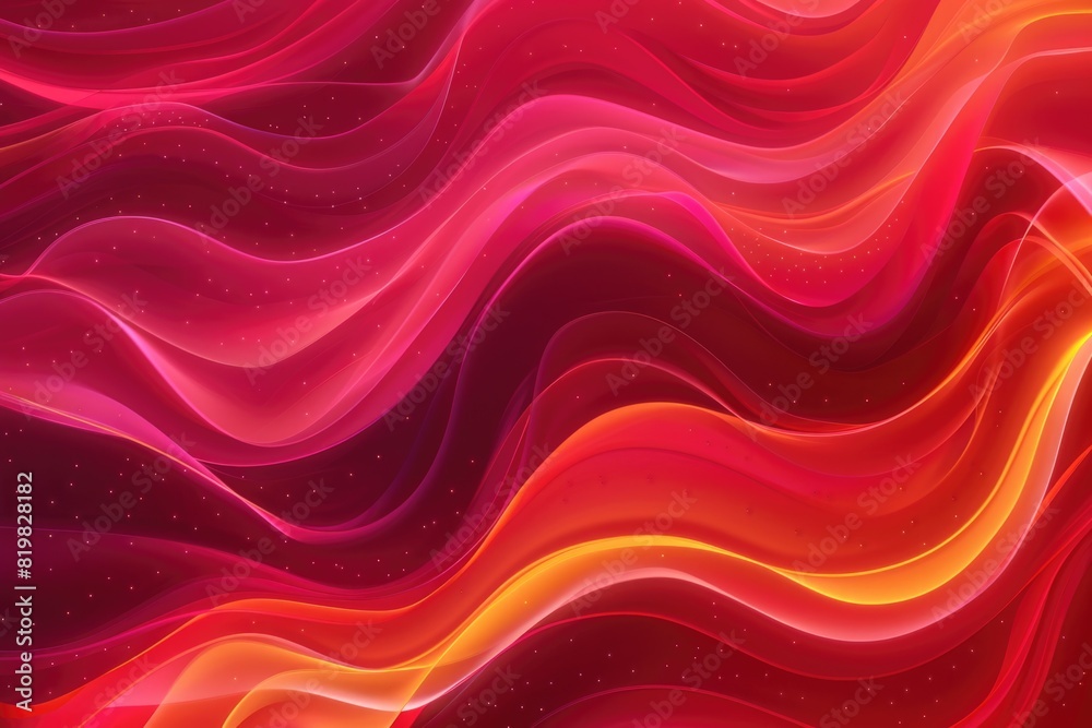 Aufkleber vibrant abstract background with colorful wavy lines. perfect for modern designs and artistic projec