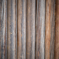 background with vertical cracked logs